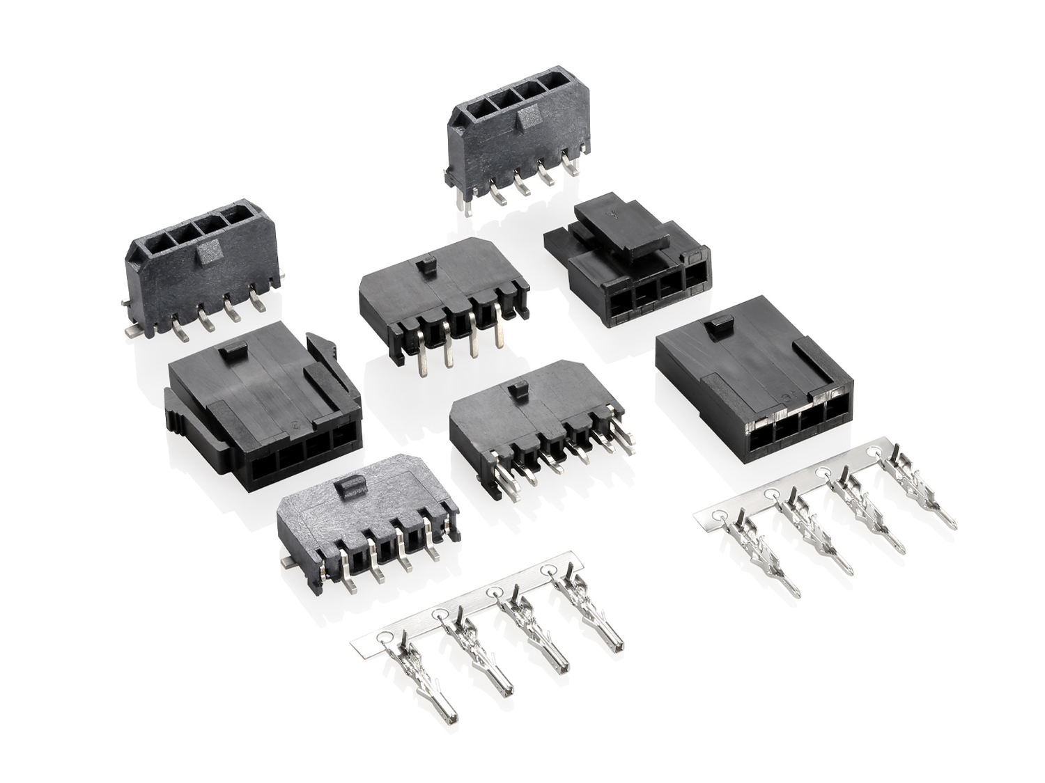 3025  Single Row Series 3.00mm Pitch (.118＂) 电源连接器